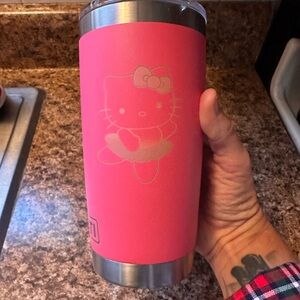 Yeti hello kitty engraved pink tumbler **new with tags**
